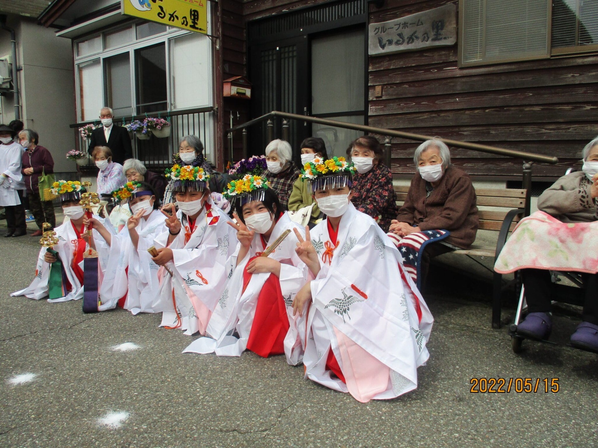 ３年ぶりの姫祭り。巫女舞可愛かった！